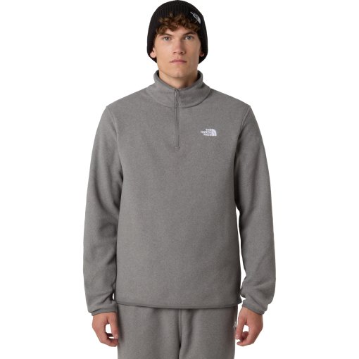 Foto de The North Face Jersey Polar Hombre - Glacier Fleece 1/4 Zip - TNF Mid Grey Heather