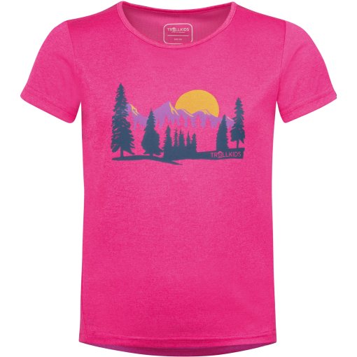 Zdjęcie: Trollkids Gudvangen Koszula dla dziewcząt - Magenta