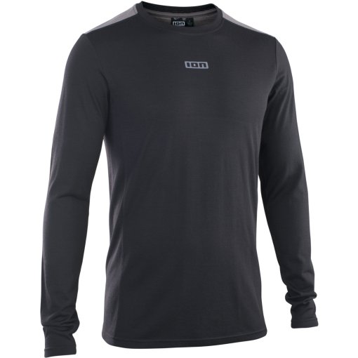 Foto de ION Bike Baselayer Camiseta de Manga Larga Hombre - Merino - Negro