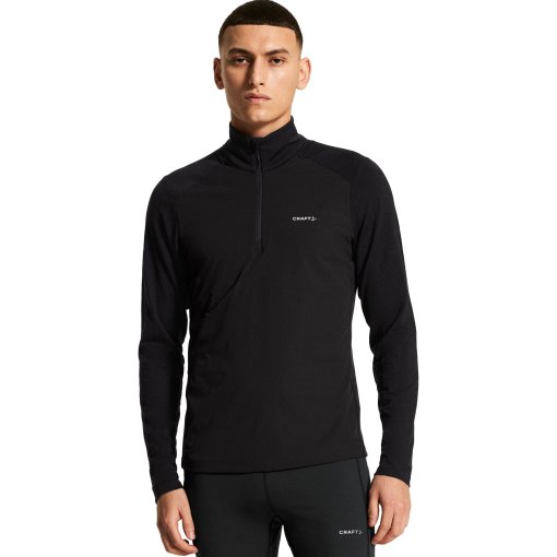 Picture of CRAFT Wool Wind Zip Longsleeve Men - Black
