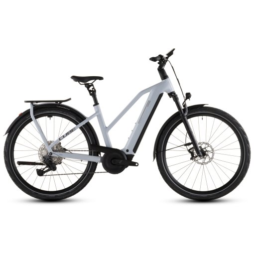 Photo produit de CUBE VTC Électrique - KATHMANDU HYBRID SLX 800 - Trapeze - 2026 - foggrey / grey