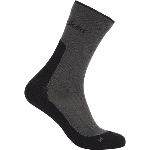Foto de Icebreaker Calcetines Mujer - Merino Hike+ Light Crew - Obsidian/Negro