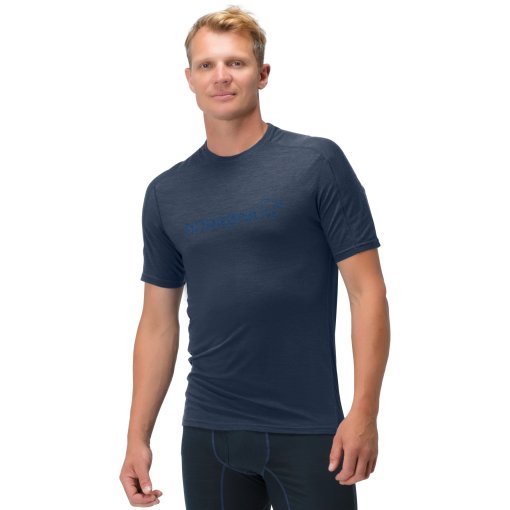 Foto de Norrona Camiseta Hombre - falketind equaliser merino - Indigo Night