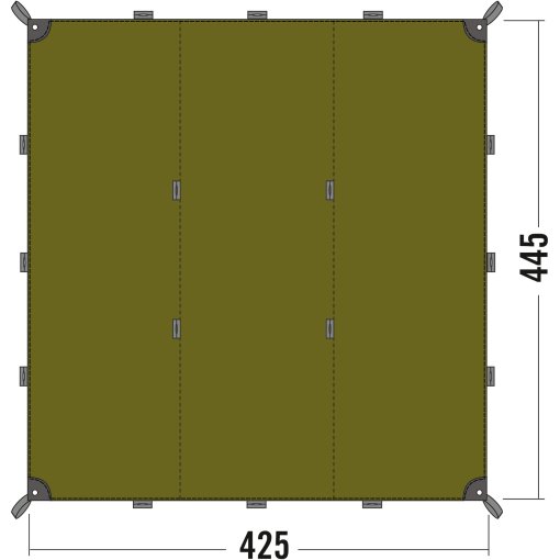 Produktbild von Tatonka Tarp 1 Sonnensegel - light olive