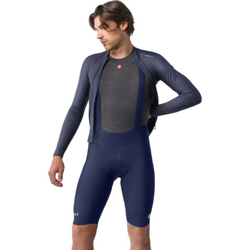 Picture of Castelli Espresso Thermal Bibshorts Men - belgian blue 424