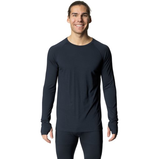 Foto de Houdini Camiseta Manga Larga Hombre - Desoli Light Crew - Blue Illusion