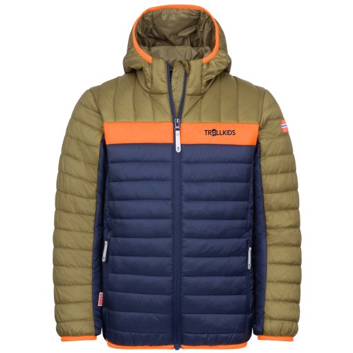 Slika izdelka Trollkids Eikefjord Jakna za otroke - Spruce Green/Navy