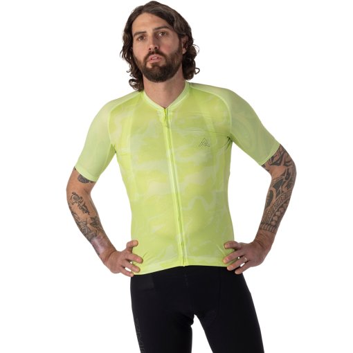 Photo produit de 7mesh Maillot Manches Courtes Homme - Pace - Lime Sorbet