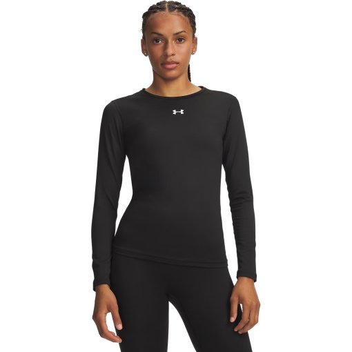 Zdjęcie: Under Armour ColdGear® Crew Koszulki damskie z długim rękawem - Ultimate Black/White