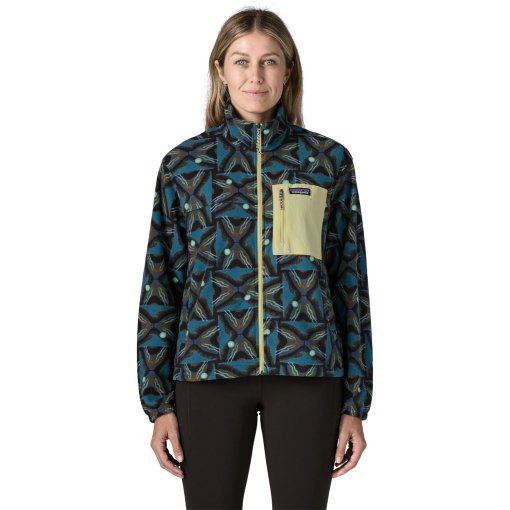 Photo produit de Patagonia Micro D Patch Pocket Veste polaire pour femmes - Deep Freeze: Black