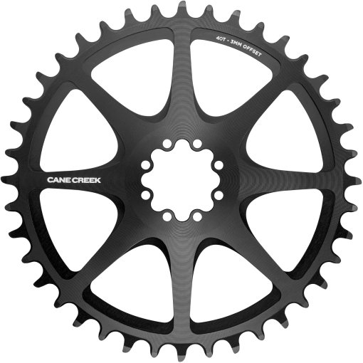 Produktbild von Cane Creek Kettenblatt - 8-Loch Direct Mount | 3 mm Offset - black