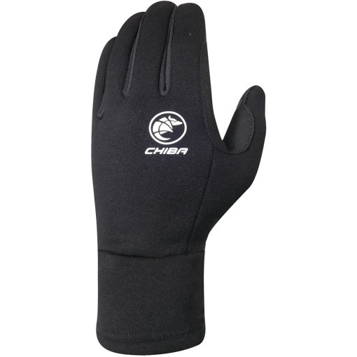 Foto de Chiba Guantes Ciclismo Niños - Polarfleece - negro