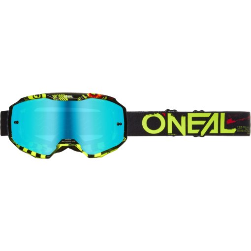 Immagine prodotto da O&#039;Neal Occhiali - B-10 - ATTACK V.24 black/neon yellow - radium blue
