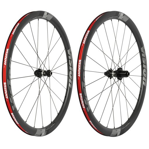 Immagine prodotto da Vision Metron 40 SL DB - Set di ruote 28&quot; | Carbonio | Copertoncino | Centerlock | 12x100mm / 142mm - Shimano HG - nero opaco - Offerta Speciale