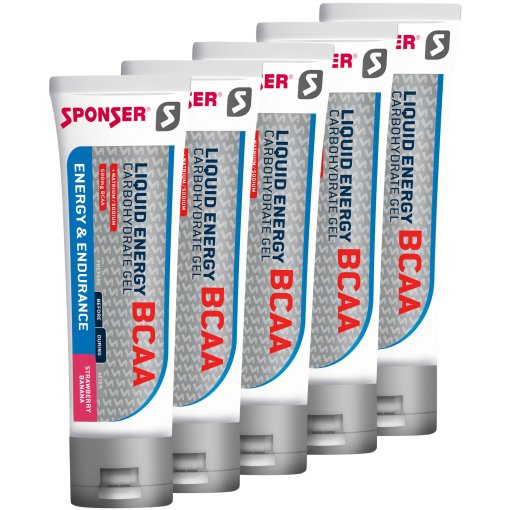 Foto de SPONSER Gel de Carbohidratos - Liquid Energy BCAA - Tubo - 5x70g