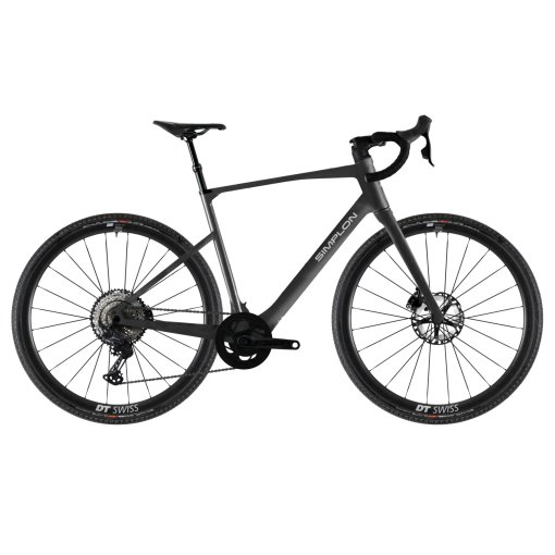 Productfoto van Simplon GRID :eLight GRX 610 - Carbon gravel e-bike - 2026 - C1B31 - Graphite Grey Metallic (Glossy)