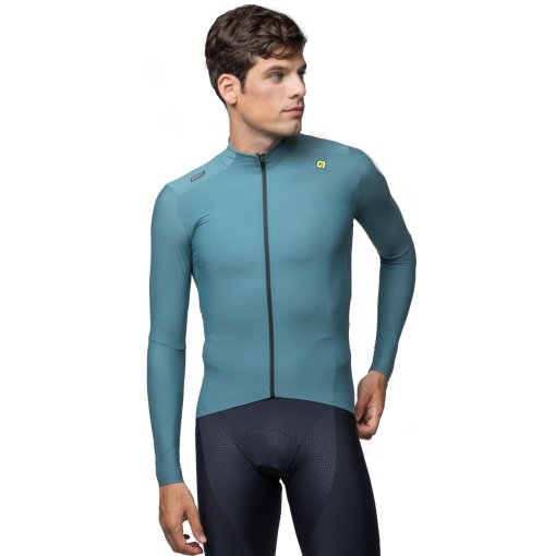Photo produit de Alé Maillot Manches Longues Homme - R-EV1 Warm Race - pier green