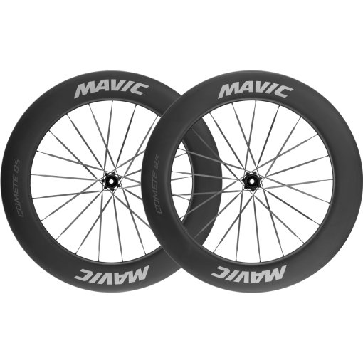 Picture of Mavic Comete 85 Wheelset - 28&quot; | Carbon | Clincher | Centerlock | UST - 12x100mm | 12x142mm - Shimano HG