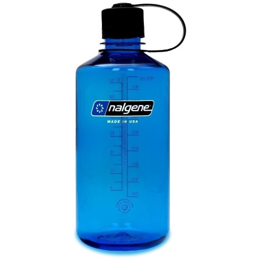 Productfoto van Nalgene Narrow Mouth Sustain Drinkfles - 1L - blauw