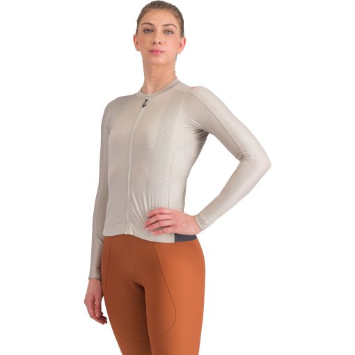 Photo produit de Castelli Maillot Manches Longues Femme - Espresso - silver moon/dark grey 053