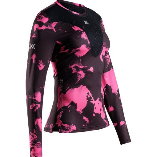Immagine prodotto da X-Bionic Maglietta Maniche Lunghe Donna - Corefusion Run - wolfpack/black/neo pink winter