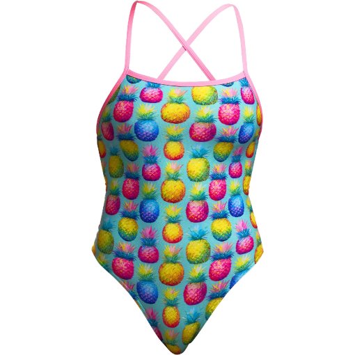 Produktbild von Funkita Strapped In Eco Badeanzug Damen - Punchy Bunch