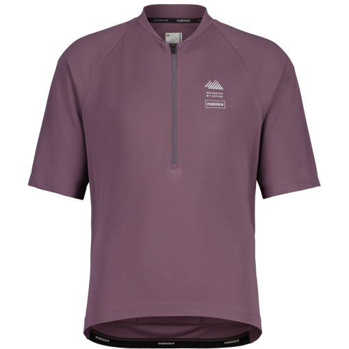Photo produit de Maloja Maillot Manches Courtes Homme - SpiazzoM. Gravel - stormy lilac 1228