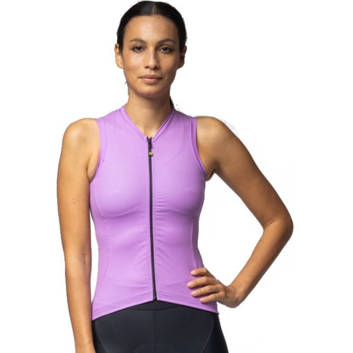 Foto de Alé Maillot Ciclismo sin Mangas Mujer - PRAGMA Color Block - peony