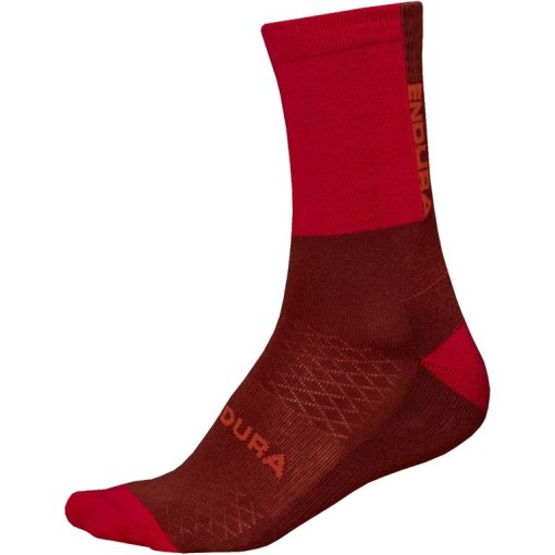 Foto de Endura Calcetines Medianos - BaaBaa Merino Invierno - rust red