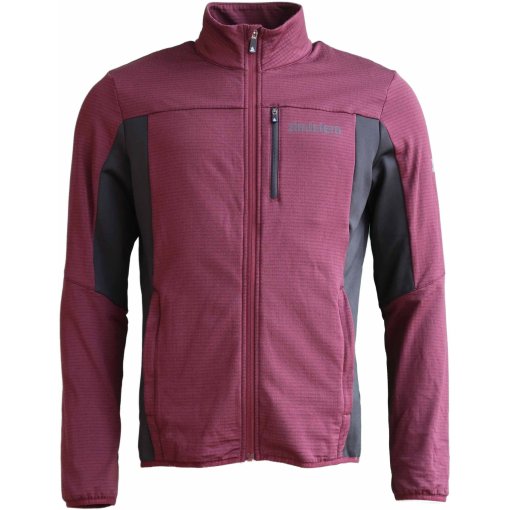 Produktbild von Zimtstern Albiz Fleecejacke Herren - Windsor Wine/Pirate Black