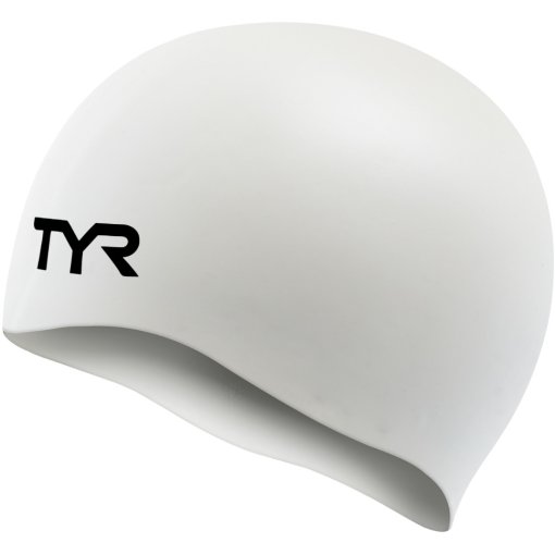 Foto de TYR Gorro Natación Silicona - Wrinkle-Free - blanco