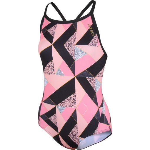 Produktbild von Zone3 Prism 3.0 Bound Back Badeanzug Damen - schwarz/pink/weiß/gold