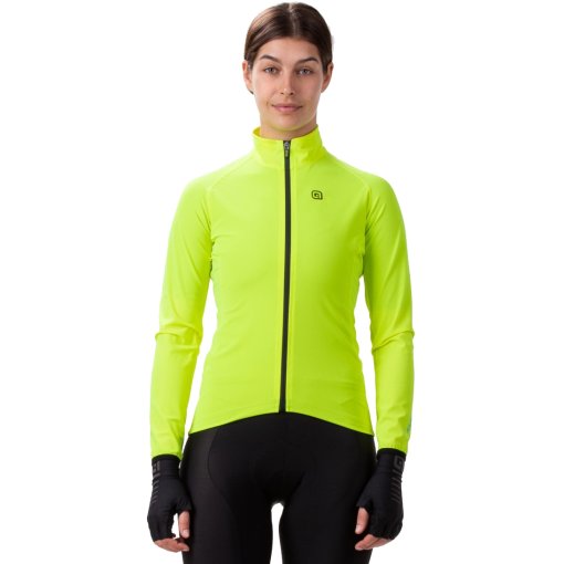 Foto de Alé Chaqueta Impermeable Mujer - KLIMATIK Racing - fluo yellow