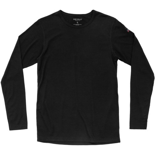 Foto de Devold Camiseta de Manga Larga Hombre - Breeze Merino 150 - 950A Negro