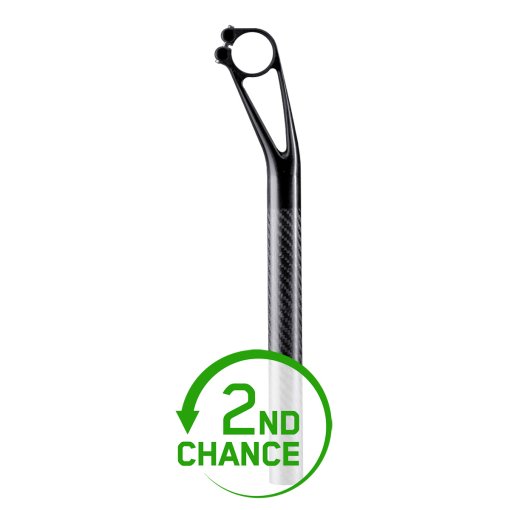 Produktbild von THM Mandibula 27.2 Sattelstütze - Natural Carbon - 400 mm - B-Ware