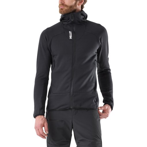 Billede af Millet Kamet Grid Fleecejakke til herrer - Black