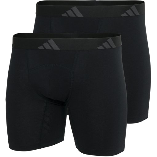 Foto de adidas Sports Underwear Calzoncillo Hombre - Active Flex Cotton Ergonomic - Pack de 2 - 000 negro
