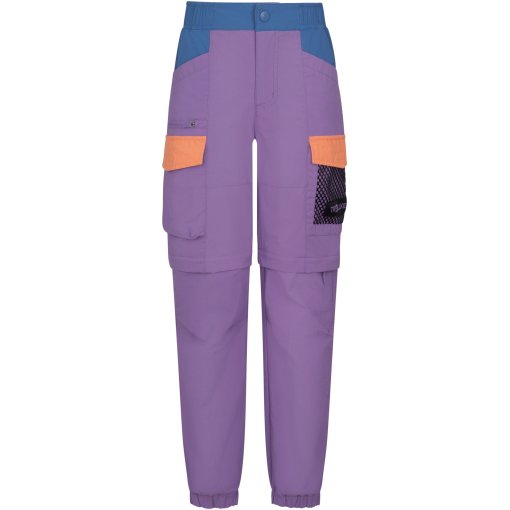 Productfoto van Trollkids Lillesand Zip-off broek voor kinderen - Violet Sorbet/Cornflower/Coral Haze