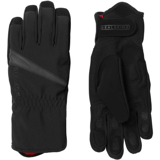 Foto de SealSkinz Guantes Ciclismo Impermeables Mujer - Bodham All Weather - Negro