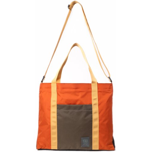 Picture of Topo Designs Mountain Essential Tote - 9L - Woodland/Terracotta