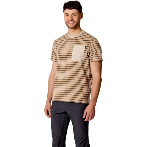 Photo produit de Rab Rivelin Stripe Pocket T-shirts hommes - pebble stripe