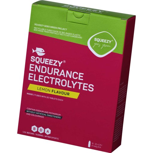 Immagine prodotto da Squeezy Compresse Effervescenti - Endurance Electrolytes - 3x 20 compresse