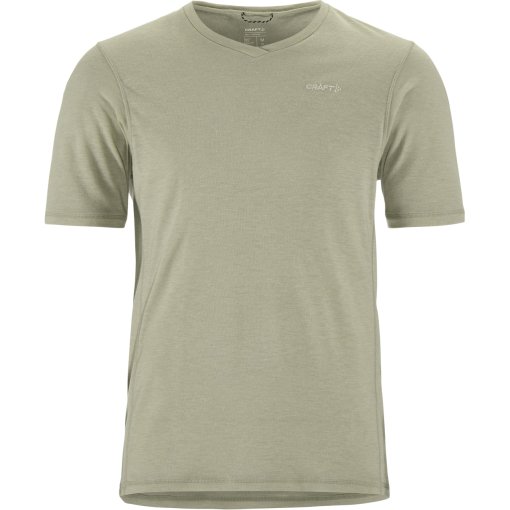 Productfoto van CRAFT Everyday Wool T-shirt met korte mouwen voor heren - Pigeon Melange