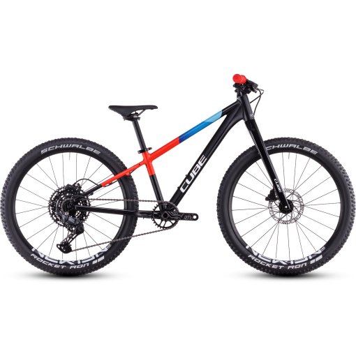 Photo produit de CUBE VTT Enfant 24&quot; - REACTION 240 Pro - 2026 - black / blue / red