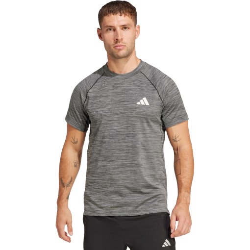 Foto de adidas Camiseta Hombre - Gym+ - black melange JE5668
