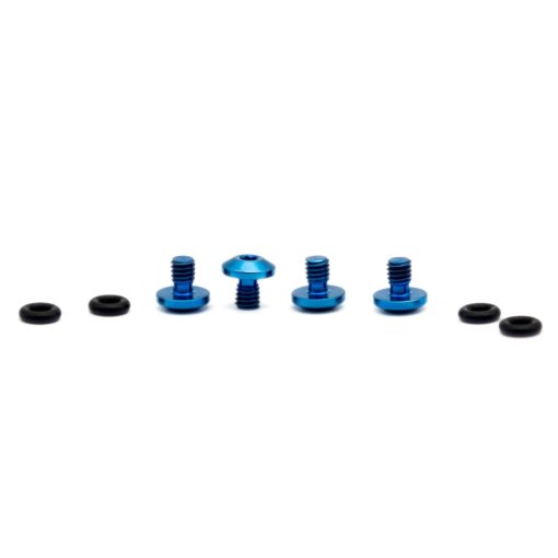 Foto de OAK Components Juego de pernos de purga - Titanio | SRAM Bleedport Aceite mineral | 4 piezas - azul