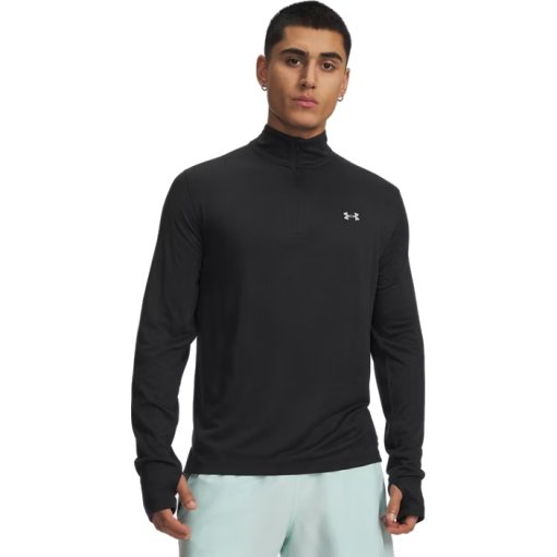 Productfoto van Under Armour UA Velociti 1/4 Zip Herenshirt met lange mouwen - Black/Reflective