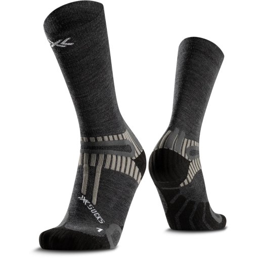Picture of X-Socks Hike Perform Merino Crew Socks - heather grey