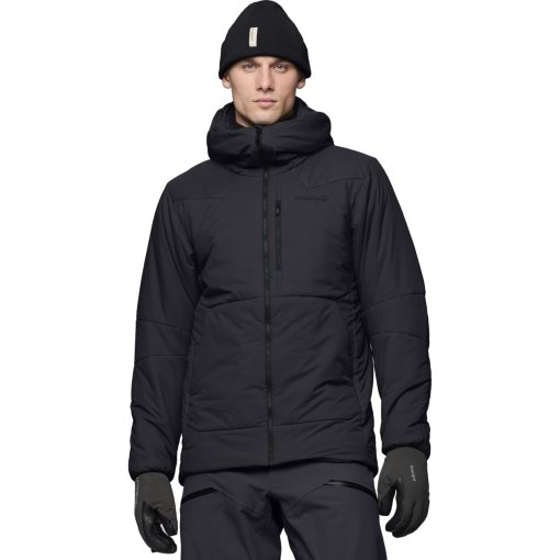 Produktbild von Norrona tamok thermo80 Zip Hood Isolationsjacke mit Kapuze Herren - Caviar Black