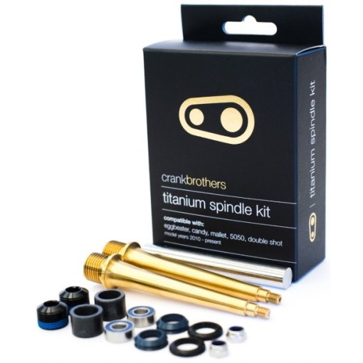 Foto de Crankbrothers Spindle Upgrade Kit - Titanium - for Pedals as from 2010